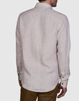PIATTO PURE LINEN SLIM FIT SHIRT
