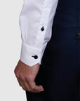 TRIFOLATI 2 PLY TWILL SLIM FIT SHIRT