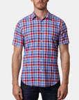 SCARPE SEERSUCKER CHECK CLASSIC FIT SHIRT