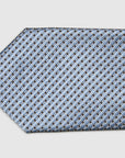 Italian Silk Tie Diagonal Line Print