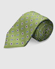 Italian Silk Tie Two Tone Paisley Jacquard