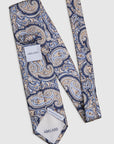 Italian Silk Tie Colourful Paisley Print