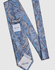 Italian Silk Tie Two-Tone Paisley Jacquard