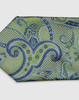 Italian Silk Tie Two-Tone Paisley Jacquard