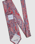 Italian Silk Tie Two-Tone Paisley Jacquard