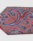 Italian Silk Tie Two-Tone Paisley Jacquard