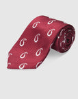 Italian Silk Tie Tonal Paisley Jacquard