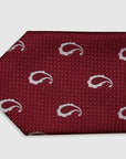 Italian Silk Tie Tonal Paisley Jacquard