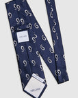 Italian Silk Tie Tonal Paisley Jacquard