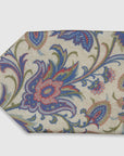 Italian Silk Tie Floral Paisley Print