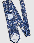 Italian Silk Tie Two Tone Floral Print
