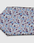 Italian Silk Tie Floral Stipple Print