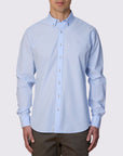 MIGJORN MICRO CHECK WASHED SLIM FIT SHIRT