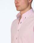 MIGJORN MICRO CHECK WASHED SLIM FIT SHIRT