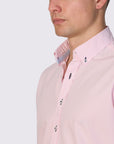 MIGJORN MICRO CHECK WASHED SLIM FIT SHIRT