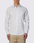 WHITE SANDS DOBBY SLIM FIT SHIRT