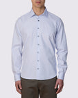 TEGUISE TRIMMED TWILL SLIM FIT SHIRT