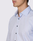 TEGUISE TRIMMED TWILL SLIM FIT SHIRT