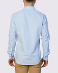 MELANGE MINNOWBONE LINEN BLEND SLIM FIT SHIRT