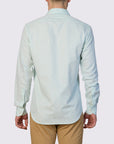MELANGE MINNOWBONE LINEN BLEND SLIM FIT SHIRT