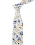 Watercolour Floral Print Tie