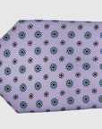 DAISY TWILL PRINT TIE - LILAC