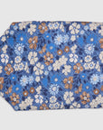 FIORI WATERCOLOUR PRINT TIE - NAVY