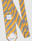 HERRINGBONE STRIPE TIE - GOLD