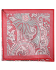 Paisley Pocket Square With Border