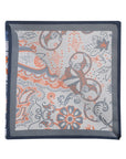 Eccentric Paisley Pocket Square