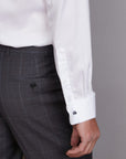 NON IRON COTTON SHIRT SLIM FIT FRENCH CUFF