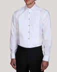 PLEAT FRONT DINNER SHIRT CLASSIC COLLAR CLASSIC FIT