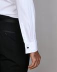 PLEAT FRONT DINNER SHIRT CLASSIC COLLAR SLIM FIT