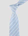 Pale Linen Stripe Tie