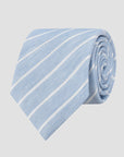 Pale Linen Stripe Tie