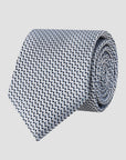 SILK JAQUARD - SILVER
