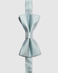 TEXTURED SILK BOW TIE - SAGE