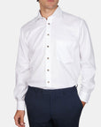 Bottone Cioccolato Luxe Shirt Classic Fit