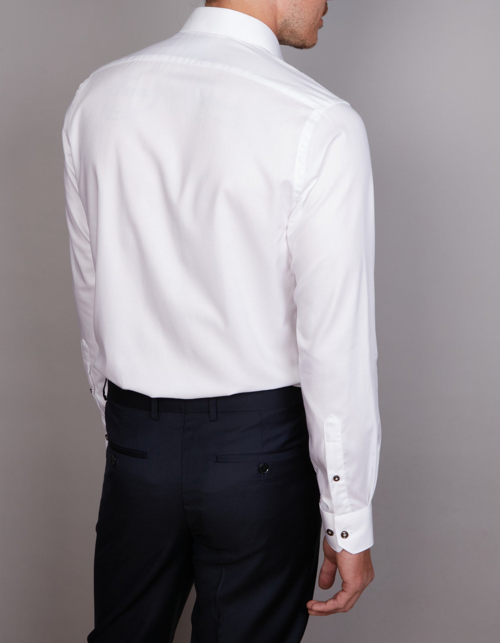 BOTTONE CIOCCOLATO LUXE SHIRT SLIM FIT