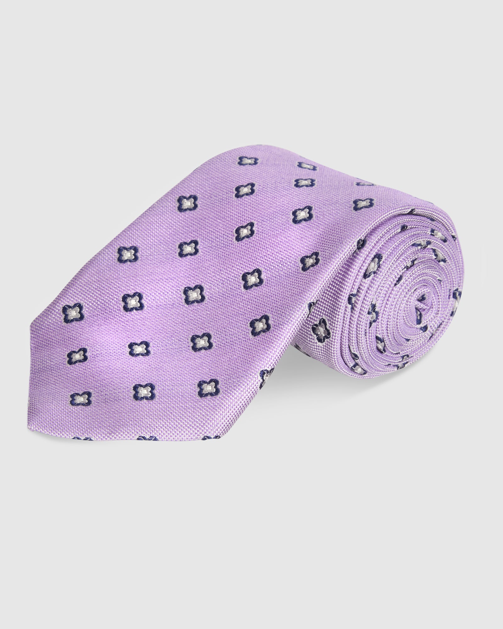 ABELARD SILK TIE - MAUVE