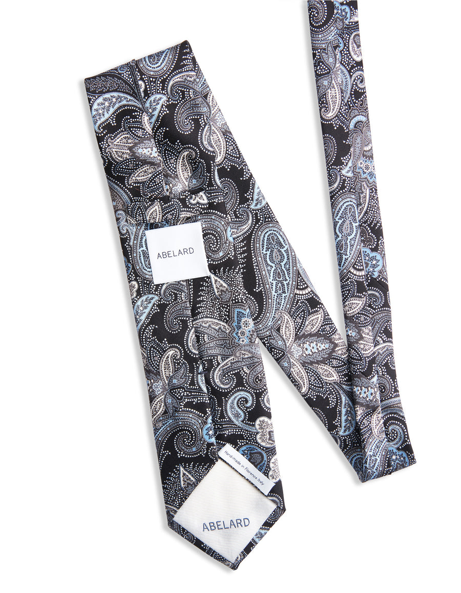 Paisley Digital Print Silk Tie