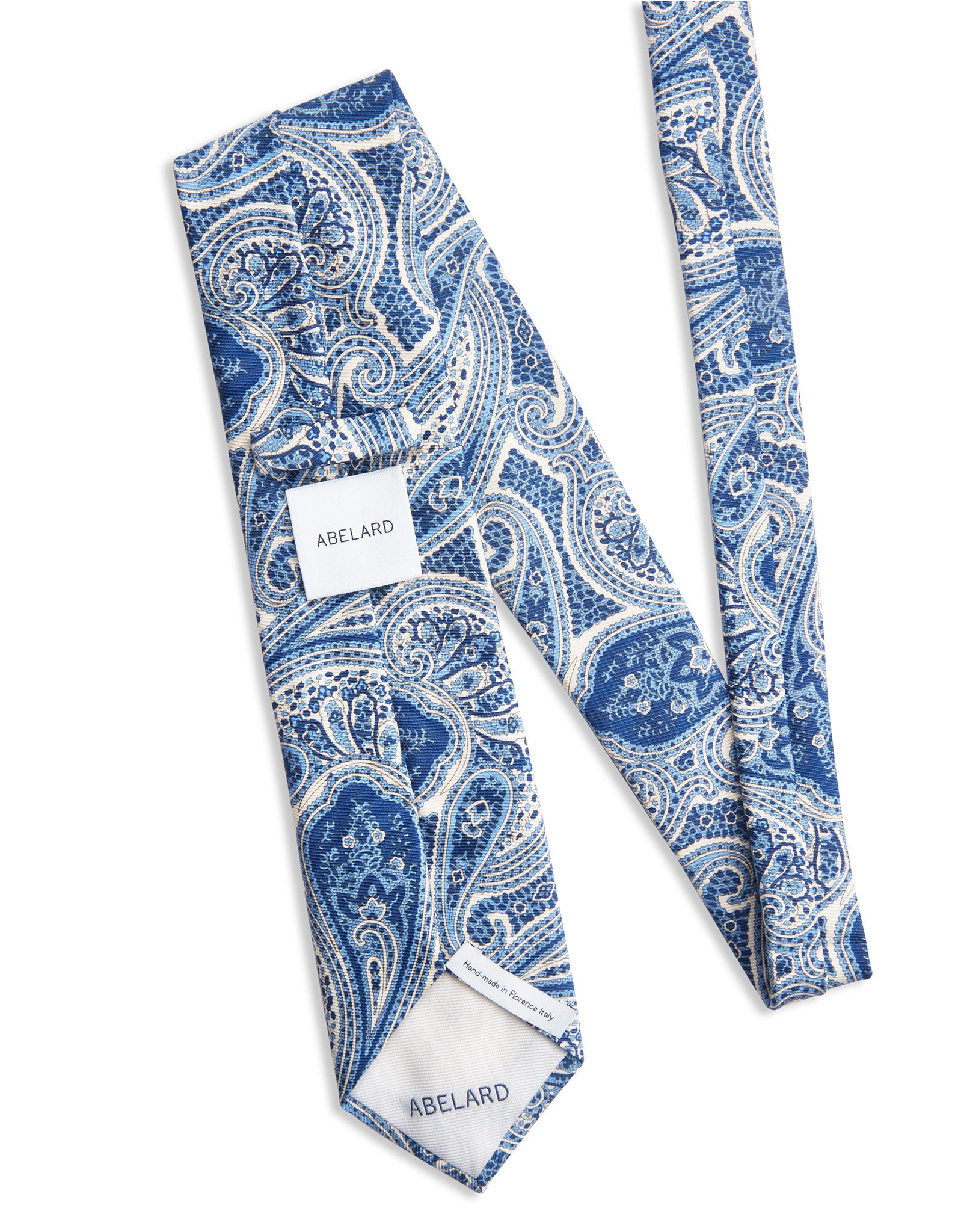 Italian Silk Tie Geometric Digital Print