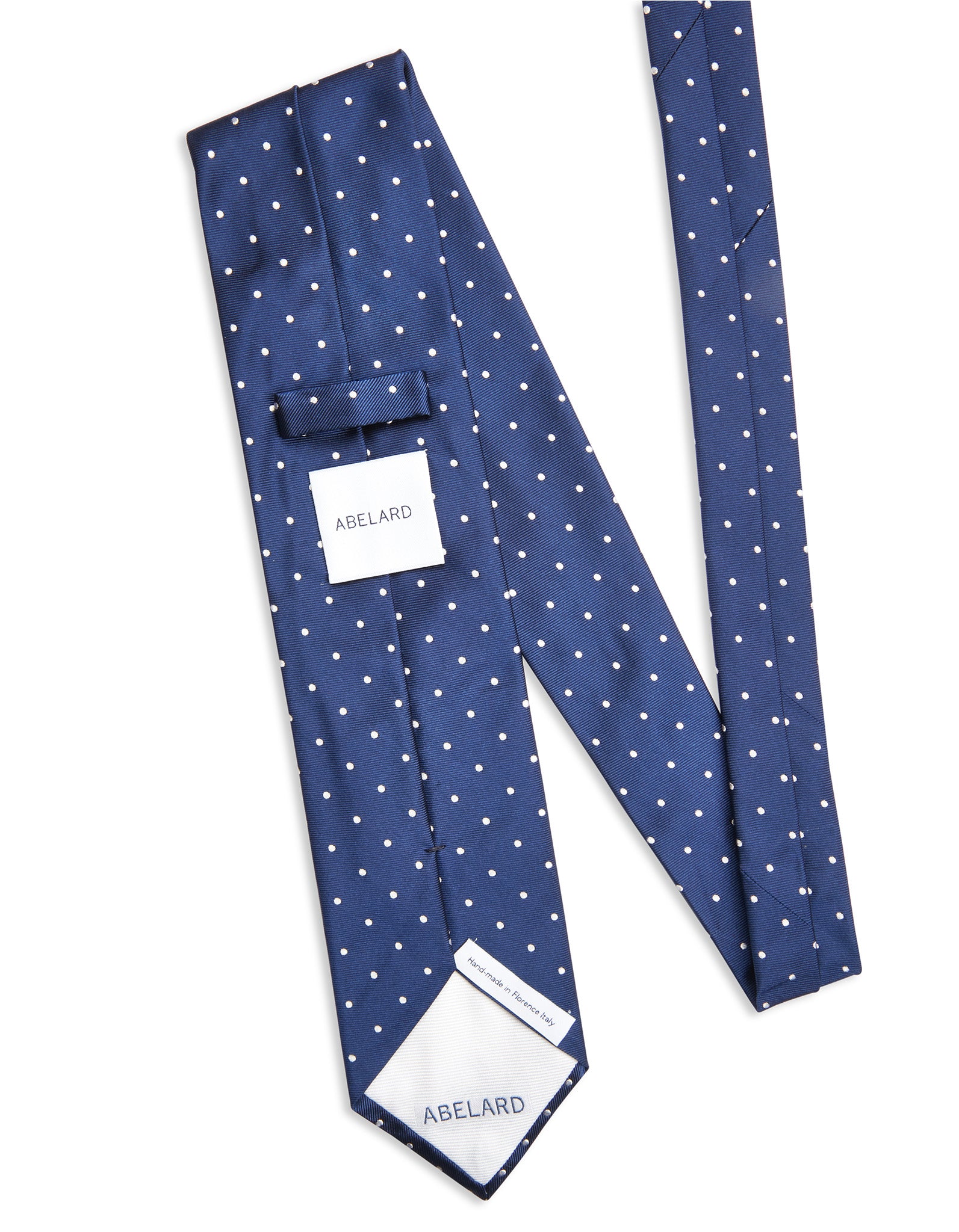 Italian Silk Tie Dot Jacquard Weave