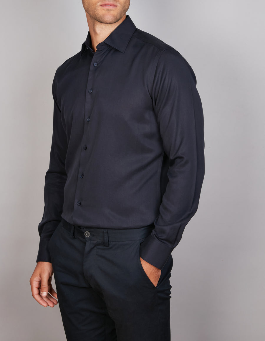 Pure Tencel Twill Shirt Slim Fit