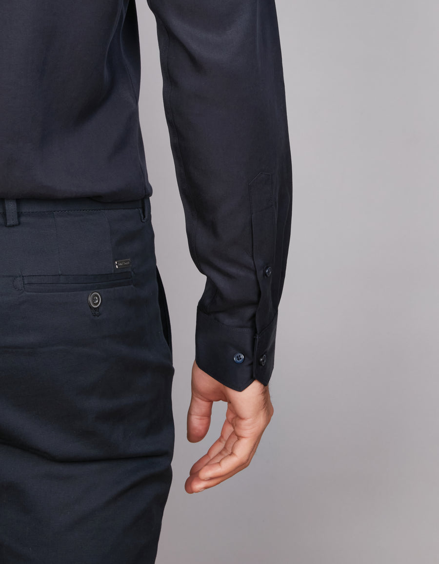 PURE TENCEL TWILL SHIRT SLIM FIT
