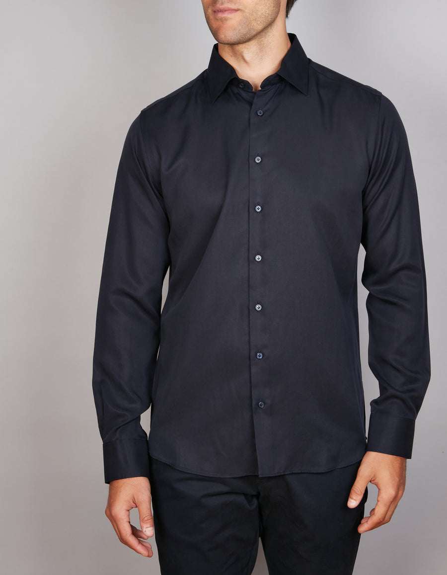 Pure Tencel Twill Shirt Slim Fit