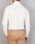 WOOL BLEND TWILL SHIRT SLIM FIT