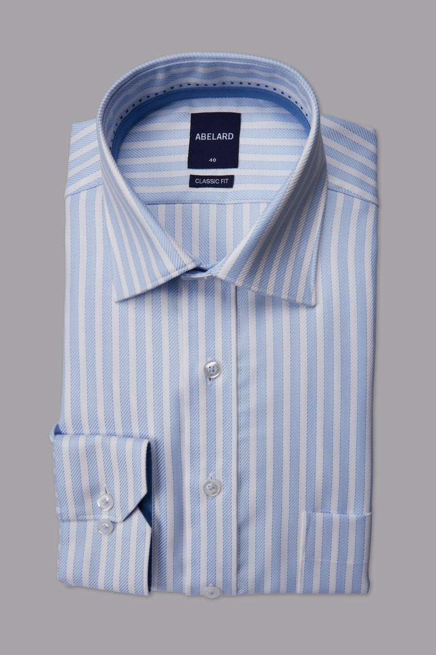 Banker Twill Stripe Classic Fit Shirt