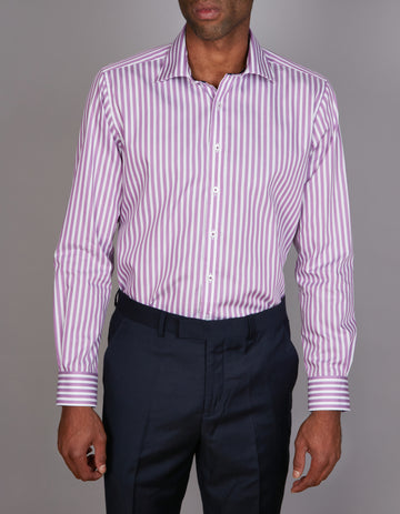 FIORENZE FINE STRIPE SLIM FIT SHIRT