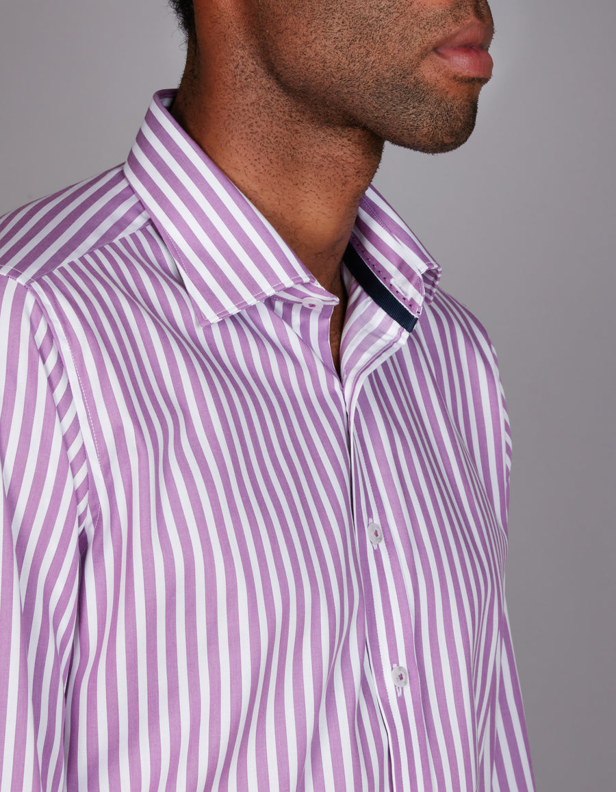 FIORENZE FINE STRIPE SLIM FIT SHIRT